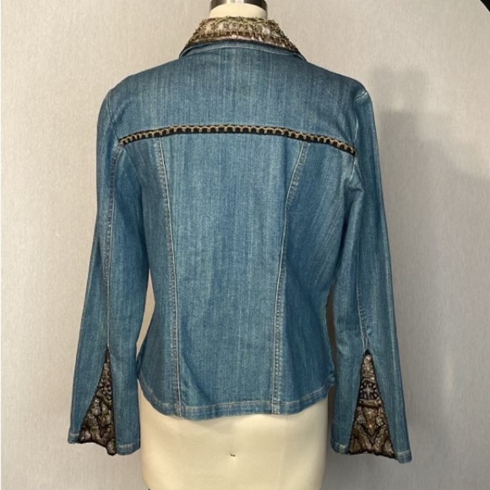 Berek by takako Sakon designer denim jacket , size large. - Picture 10 of 13